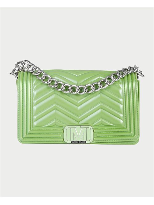 Borsa Marc Ellis in ecopelle trapuntata MARC ELLIS | FLAT WAVE MGREEN TEA/SILVER